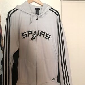 Adidas Fully licensed NBA SPURS full zip Hoodie.